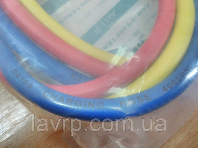 Купить Шланг заправочный для фреона R-410 0,9м (3 шт), цена 360 ...
