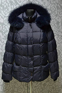 Куртка зимова пуховик з натуральним хутром Clasic only 46-48, 48-50,50-52