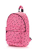 Рюкзак з каченятами стьобаний POOLPARTY рожевий, фото 2
