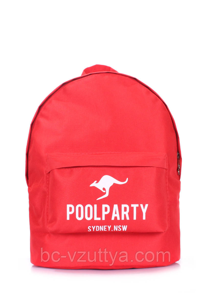 Міський рюкзак POOLPARTY червоний