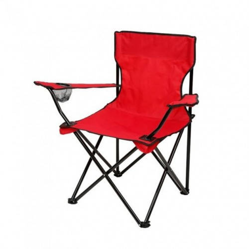 

Складной стул для туризма и рыбалки Camping Quad Chair (красный)