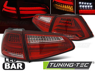 Ліхтарі задні стопи тюнінг оптика Volkswagen Golf 7 червоні