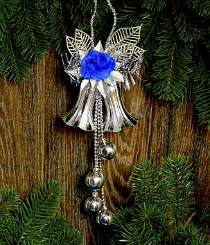 Дзвін маленький срібний 0276, фото 2