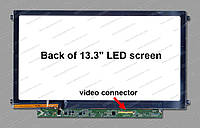 13.3" HD 1366x768, ChiMei-Innolux N133BGE-LB1, TFT, LED, 40-pin, матовая, slim, крепление - боковые ушки