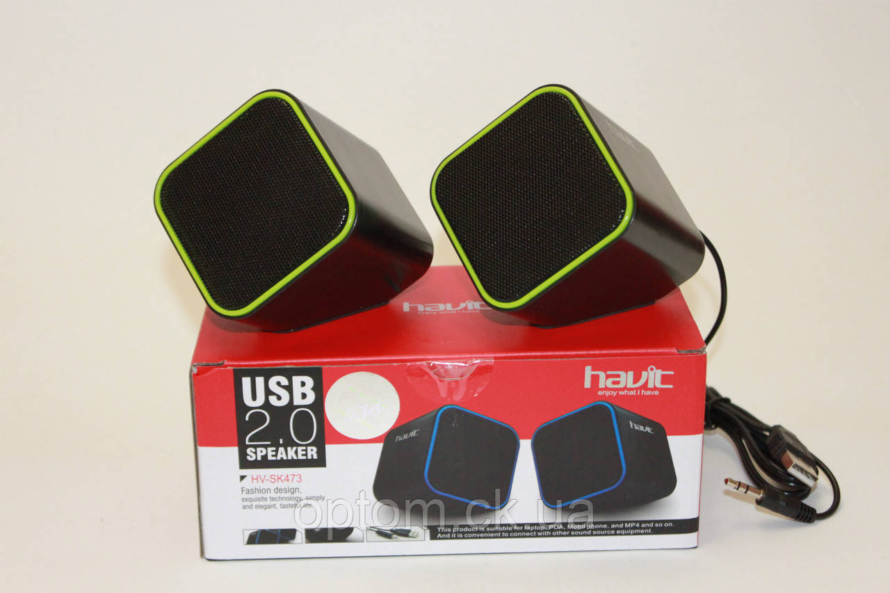 Колонки Havit HV-SK473 USB Green