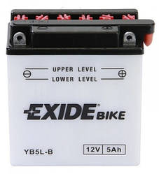 Акумулятор 5 Ah 12 V кислотний (65A) EXIDE EB5L-B АКБ YB5L-B