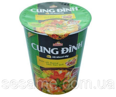 В'єтнамська локшина швидкого приготування в склянці з Креветкою Cung Dinh 65г (В'єтнм)