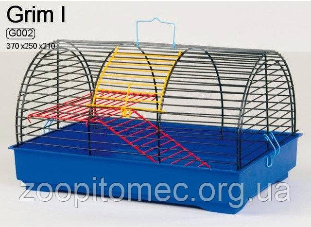 Клітка для хом'яків мишок і крисок GRIM I колор + пластик