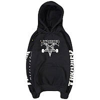 Толстовка чёрная THRASHER Magazine Hoodie | худи Трешер | кенгуру трашер