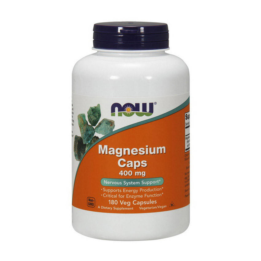 

NOW Magnesium Caps 400 mg 180 caps