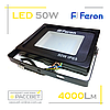 Світлодіодний LED прожектор Feron LL-550 50 W 56 LED 6400 K 4000 Lm, фото 3