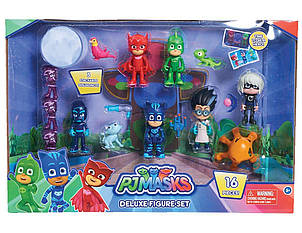 Великий ігровий набір фігурок Піджей Маски ДеЛюкс сет Pj Masks Deluxe