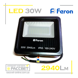 Світлодіодний LED прожектор Feron LL-630 30 W 60 LED 6400 K 2940 Lm