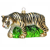 Елочная игрушка Тигр KOMOZJA Tigre, стекло, ручная работа
