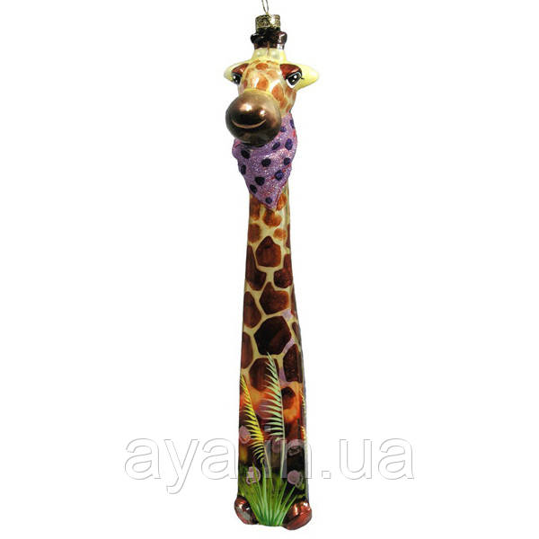 Ялинкова іграшка Жираф KOMOZJA Slim Giraffe, скло, ручна робота