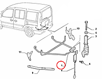 Устройство поддержки запасного колеса Doblo 2000-2016, Арт. 51765953, 51765953, FIAT