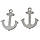 Підвіски з нержавіючої сталі Finding Кулон якір 16 мм x 13 мм, фото 3