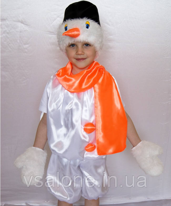 Дитячий карнавальний костюм для хлопчика СніговикNo2