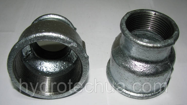 Муфта редукційна оцинкована ВВ 2"х 1 1/4"