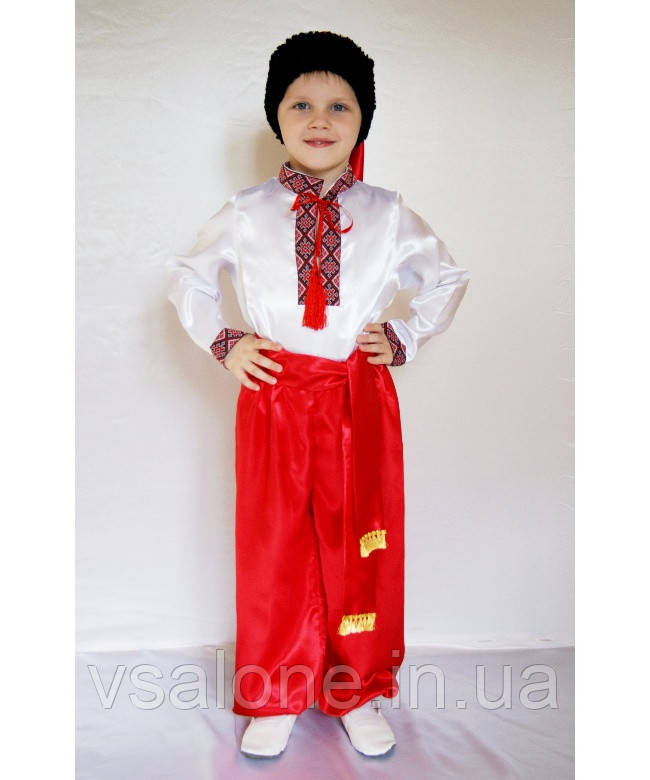 Дитячий карнавальний костюм для хлопчика УкраїніцNo1