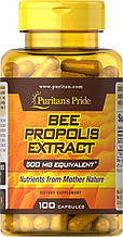Прополис, Puritan's Pride Bee Propolis 500 mg 100 Capsules