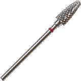 ТВС H_707f Кукурудза червона Ø 5.2мм. дрібний абразив для зняття штучного матеріалу. Південна Корея., фото 3