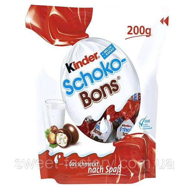 Цукерки Kinder Schoko Bons 200g, фото 1