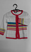 Кофта вес. дівч. TopHat 16023, 122/32 вязка білий