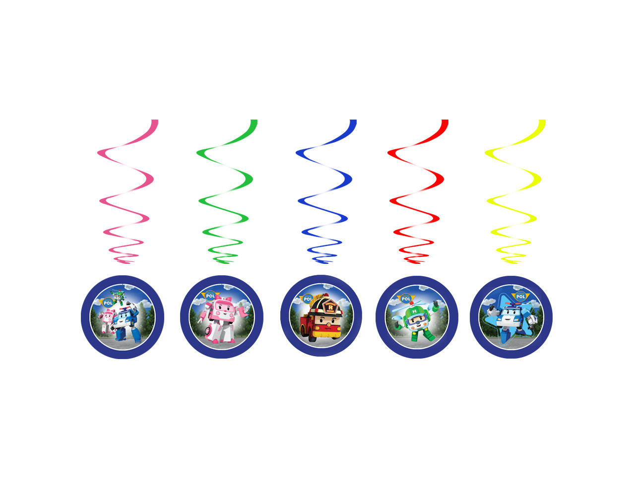 Гірлянда підвіска Робокар Полі, Poli