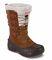 Чоботи зимові для дівчинки / The North Face Youth Shellista Lace II Boot (CVY6), Коричневі 29