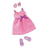 Набір одягу та аксесуарів для ляльки Dora від Fisher Price! Наклейки 12 шт.! Оригінал!, фото 2