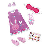 Набір одягу та аксесуарів для ляльки Dora від Fisher Price! Наклейки 12 шт.! Оригінал!, фото 2