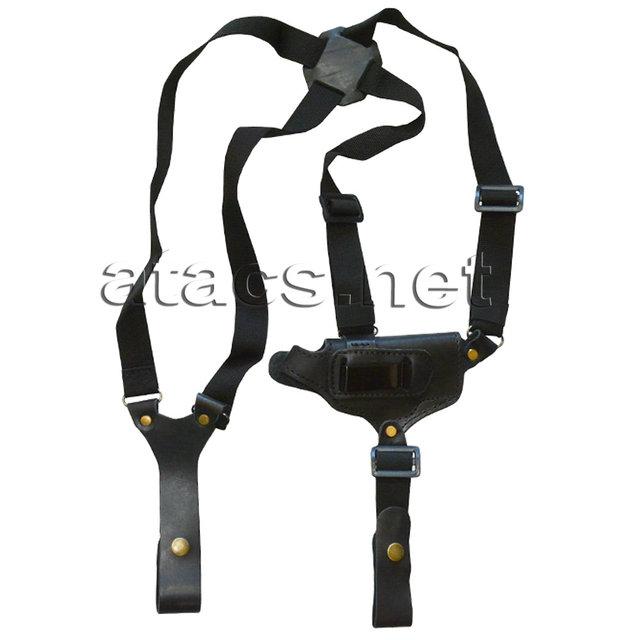 Кобура оперативна шкіряна з синтетичним кріпленням для Форт-9 (з скобою)