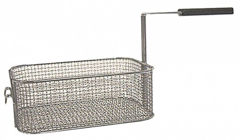 Кошик для фритюрниці 280x200x105 мм (хромована сталь), фото 1