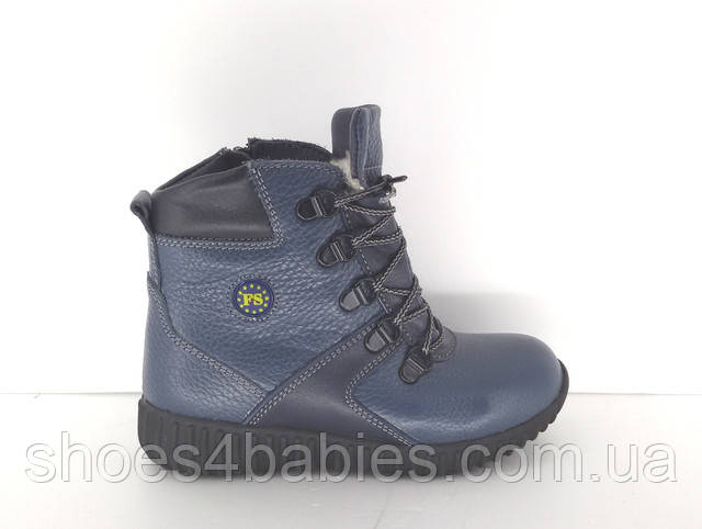 кожаные зимние ботинки 27 размер