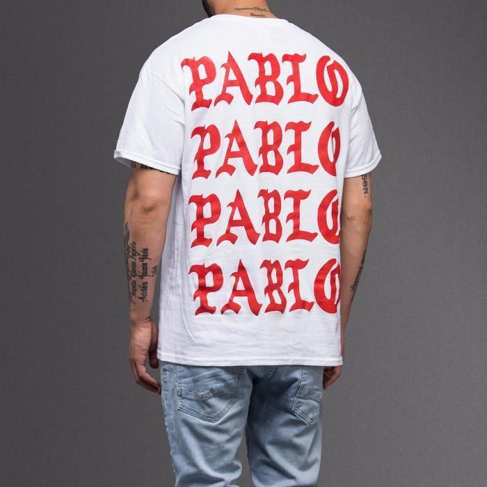 Футболка I FEEL LIKE PABLO Чоловіча біла XS