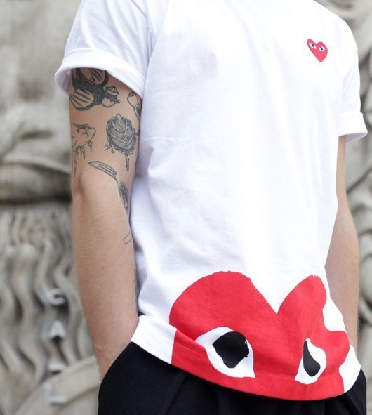 Футболка чоловіча з прінтом COMME DES GARCONS Play