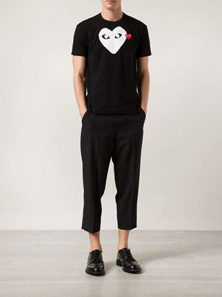 Футболка чоловіча з прінтом COMME DES GARCONS PLAY I see your ayes XS