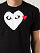Футболка чоловіча з прінтом COMME DES GARCONS PLAY I see your ayes XS, фото 3