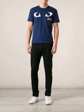 Футболка чоловіча з прінтом COMME DES GARCONS PLAY Ayes XS