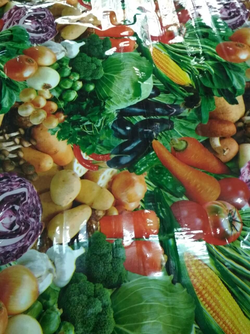 Клейонка силіконова 1,37 см овочі, фото 1