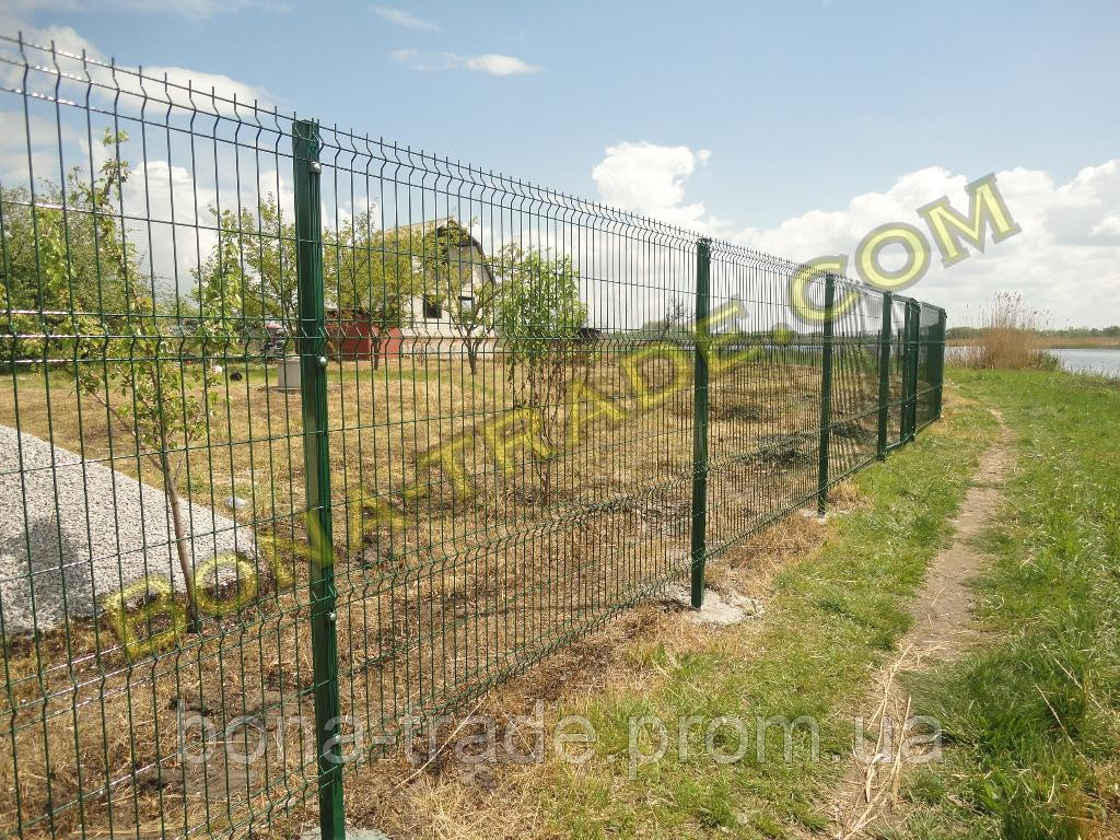 Панельный забор из сварной сетки - фото 6 - id-p42360701