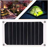 Сонячна міні – панель 5 Вт 5 В напівгнучка, зарядний пристрій, фото 3