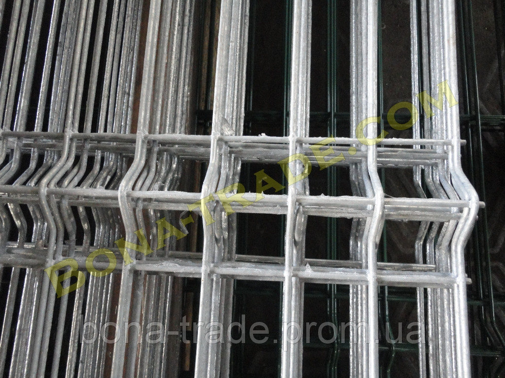 Панельный забор из сварной сетки - фото 1 - id-p42363320