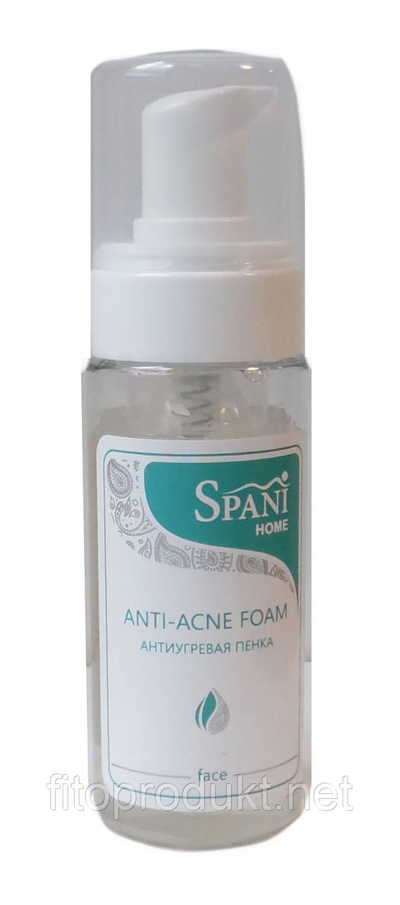 Антиугревая пінка для обличчя Anti-Acne Foam серія Spani, 140 мл