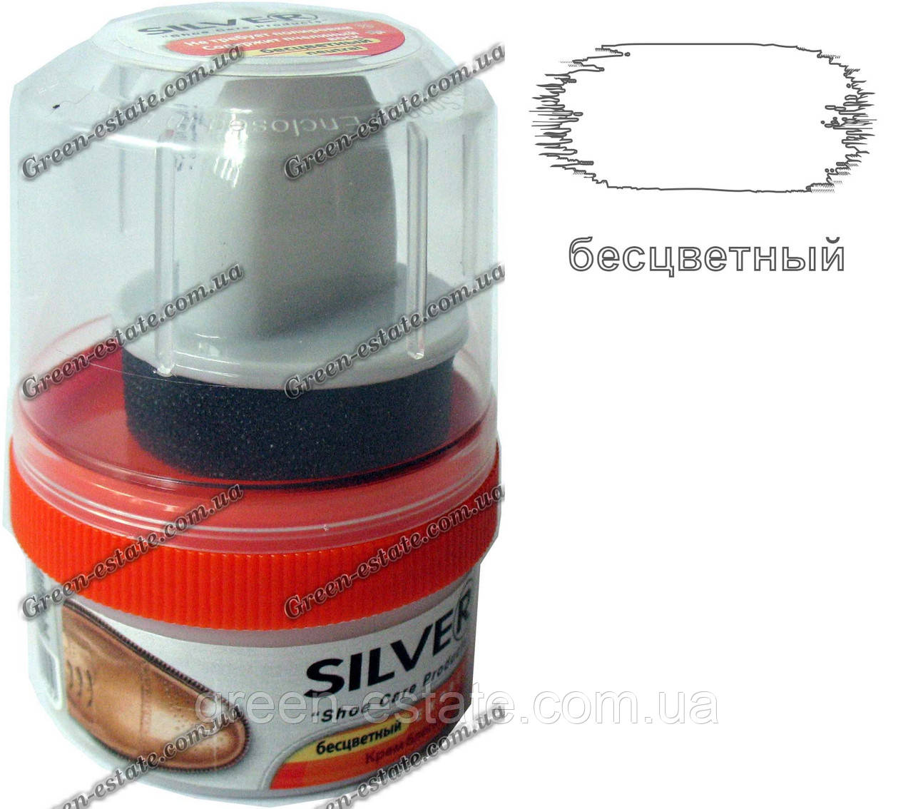 Крем для обуви Silver 50 мл, бесцветный купить в Украине почтой, цена ...