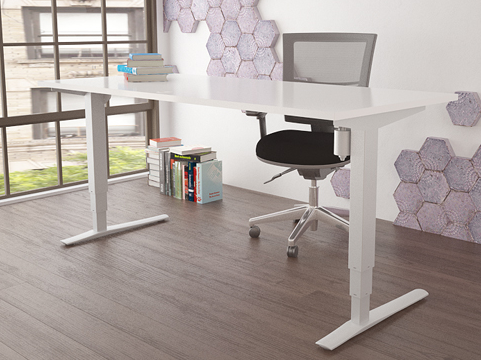 501-43 7(S, W, B) 172: Ергономічний офісний стіл для роботи стоячи (нова модель з вантажопідйомністю 100 кг), фото 1