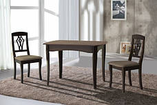 Обідній стіл для маленької кухні Челсі Модуль Люкс, темний горіх, фото 2