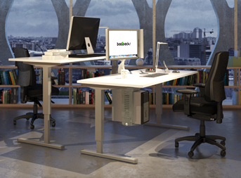 501-33 7(S, W, B) 152: Ергономічний офісний стіл для роботи стоячи-сидячи (нова покращена модель)