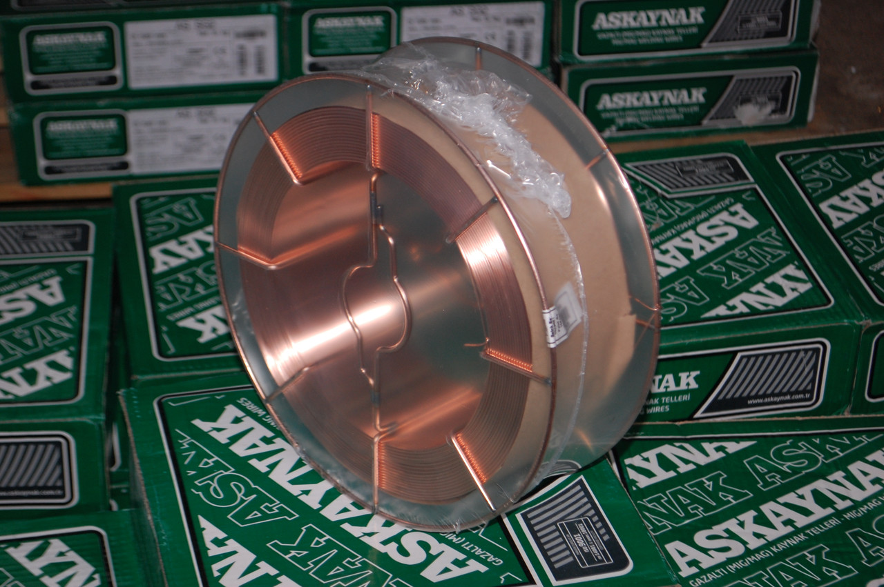 Дріт обміднений зварювальний AS SG2 1.6 мм (15 кг) Askaynak, фото 1